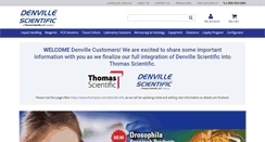 Desktop Screenshot of denvillescientific.com